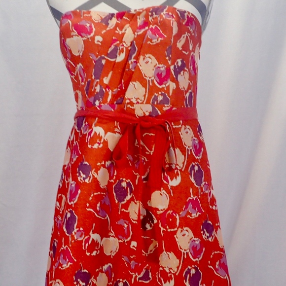 American Eagle Outfitters Dresses & Skirts - American Eagle Dress Sz 8 Orange Metallic Party